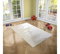 Oedim Alfombra Infantil Montañas Marrones para Habitaciones PVC | 95 x 200 cm | Moqueta PVC | Suelo vinílico | Decoración del Hogar | Suelo Sintasol | Suelo de Protección Infantil |