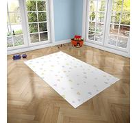 Oedim Alfombra Infantil Triángulos de Colores para Habitaciones PVC | 95 x 133 cm | Moqueta PVC | Suelo vinílico | Decoración del Hogar | Suelo Sintasol | Suelo de Protección Infantil |
