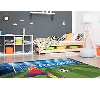 Oedim Alfombra Personalizada Campo de Fútbol para Habitaciones PVC | 95 x 200 cm | Moqueta PVC | Suelo vinílico | Decoración del Hogar | Suelo de Protección Infantil