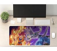 Oedim Alfombrilla para Escritorio Dragon Ball Super Goku vs Beerus, 60x35cm, Producto Oficial TOEI Animation, Moqueta PVC, Suelo vinilico, DBS