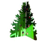 Oedim Árbol de Navidad en Cartón Kraft Nido de Abeja 165x133cm | Decoración Navidad | Espacios Comerciales | 100% Reciclable | Fácil Montaje | Economico | Diversión para Niños