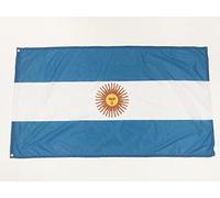 Oedim Bandera de Argentina, 150x85cm, Reforzada y con Pespuntes, Bandera con 2 Ojales Metálicos y Resistente al Agua