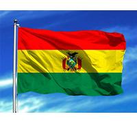 Oedim Bandera de Bolivia 85x1,50cm | Reforzada y con Pespuntes | Bandera con 2 Ojales Metálicos y Resistente al Agua