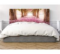 Oedim Cabecero Cama PVC Árboles con Flores Rosas 100x60cm | Disponible en Varias Medidas | Cabecero Ligero, Elegante, Resistente y Económico
