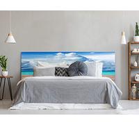 Cabecero Cama PVC Impresión Digital Agua Cristalina 150 x 60 cm | Disponible en Varias Medidas | Cabecero Ligero, Elegante, Resistente y Económico