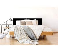 Oedim Cabecero Cama PVC Impresión Digital Cabeza de Tigre Rugiendo Blanco y Negro 200 x 60 cm | Disponible en Varias Medidas | Cabecero Ligero, Elegante, Resistente y Económico