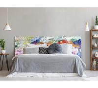 Oedim Cabecero Cama PVC Impresión Digital | Ciudad Colorida 150 x 60 cm | Cabecero Original y Económico