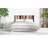 Oedim Cabecero Cama PVC Impresión Digital sin Relieve Imitación Colores Antiguos Madera 200 x 60 cm | Disponible en Varias Medidas | Cabecero Ligero, Elegante, Resistente y Económico