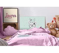 Oedim Cabecero Cama PVC Infantil Conejitos 135x60cm | Disponible en Varias Medidas | Cabecero Ligero, Elegante, Resistente y Económico
