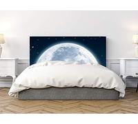 Oedim Cabecero Cama PVC Luna en Mar 200x60cm | Disponible en Varias Medidas | Cabecero Ligero, Elegante, Resistente y Económico