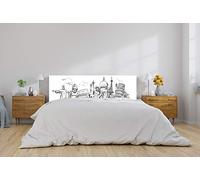Oedim Cabecero Cama PVC Monumentos del Mundo 135x60cm | Disponible en Varias Medidas | Cabecero Ligero, Elegante, Resistente y Económico