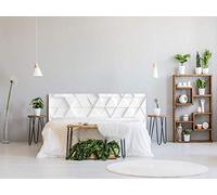 Oedim Cabecero Cama PVC Motivos Romboides 135x60cm | Disponible en Varias Medidas | Cabecero Ligero, Elegante, Resistente y Económico