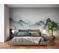 Oedim Fotomural Vinilo Paisaje Montañas, Fotomural para Paredes, Vinilo Decorativo, Decoración comedores, Salones, Habitaciones.