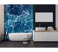 Oedim Fotomural Vinilo para Pared Agua de Mar | Fotomural para Paredes | Mural | Fotomural Vinilo Decorativo | 100 x 70 cm | Decoración comedores, Salones, Habitaciones