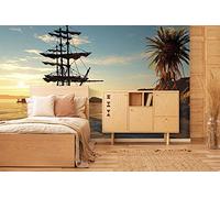 Oedim - Fotomural Vinilo para Pared Barco | Fotomural para Paredes | Mural | Fotomural Vinilo Decorativo |500 x 300 cm | Decoración comedores, Salones, Habitaciones
