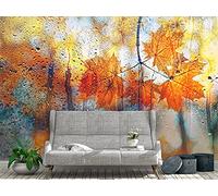 Oedim Fotomural Vinilo para Pared Otoño Lluvia | 100 x 70 cm | Salones