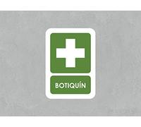 Oedim Pack 10 Señales PVC Botiquín | 14,80x21cm Material PVC Resistente