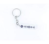 Oedim Pack 4 Llaveros Metacrilato Personalizado Spotify Música | Fabricado en Metacrilato 4mm | 7,8 x 2 cm | Efecto Espejo