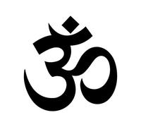 Oedim Pack 5 Pegatinas Simbolo Om Arabe | 10,2 x 10,2 cm | Adhesivo de Fácil Colocación | Pegatina para Coche Económica y Resistente