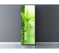 Oedim Pegatinas Vinilo para Frigorífico Bambú Hojas | 185x60cm | Adhesivo Resistente y de Fácil Aplicación | Pegatina Adhesiva Decorativa de Diseño Elegante