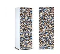Oedim Pegatinas Vinilo para Frigorífico Piedras de Rio | Varias Medidas 185x60cm | Adhesivo Resistente y de Fácil Aplicación | Pegatina Adhesiva Decorativa de Diseño Elegante