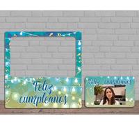 Oedim Photocall + Cartel Feliz Cumpleaños 100x100cm, 79x49cm, Detalles Cumpleaños, Eventos o Celebraciones puntuales, Ventana Troquelada, Photocall Divertido