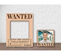 Oedim Photocall + Cartel Se Busca Marrón Personalizado, 80x100cm + 53x51cm, Photocall Decorativo para Eventos o Celebraciones puntuales