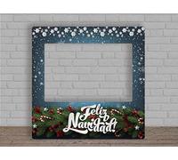 Oedim Photocall en Cartón de Feliz Navidad | 90x90cm | Photocall Económico y Original | Photocall Troquelado