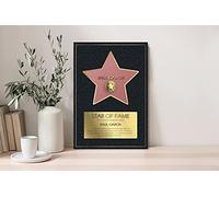 Oedim Regalo Original Placa Metacrilato Estrella de Hollywood Personalizada, Fabricado en Metacrilato 4mm, 31x45cm, Efecto Espejo, Sin Apoyo
