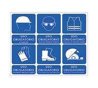 Oedim Señaletica Cartel Normas en Polipropileno Alveolar 5 mm 100% Personalizado Obras | 70x50 cm | Señaletica Duradera y Económica | Obras | Constructoras