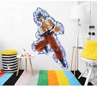Oedim Vinilo de Pared Tamaño Real Dragon Ball Super Goku Ultra Instinto Producto Oficial | 66x110 cm |Vinilo para Paredes | Producto Original | Vinilo Adhesivo | Mural | Decoración Hogar | DBS