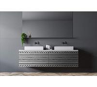 Oedim Vinilo Decorativo para Muebles Abstracto Negro | Vinilo Ecológico | 200 x 100cm | Autoadhesivos para Decorar o Renovar Muebles, Suelos y Paredes