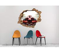 Oedim Vinilo Decorativo Pared Coche Formula 1 | 70 cm x 57 cm | Adhesivo Resistente y de Fácil Aplicación | Pegatina Adhesiva Decorativa de Diseño Profesional