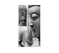 Oedim Vinilo Frigorífico Americano Budas | 91x179cm | Varias Medidas | Pegatinas de Nevera Económicas y Elegantes | Vinilo Nevera