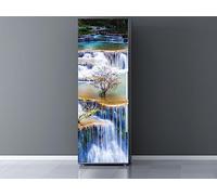 Oedim - Vinilo para Frigorífico Cascadas de huay mae KHA min 185x70cm | Adhesivo Resistente y Económico | Pegatina Adhesiva Decorativa de Diseño Elegante