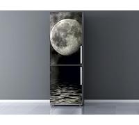 Oedim Vinilo Frigorífico Luna 185x60cm | Adhesivo Resistente | Pegatinas de Nevera Económicas y Elegantes | Vinilo Nevera