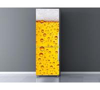 Oedim Vinilo para Frigorífico Cerveza 185x60cm, Vinilo Premium | Adhesivo Resistente y de Fácil Aplicación | Pegatina Adhesiva Decorativa de Diseño Elegante