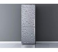 Oedim Vinilo para Frigorífico Textura Gris Refrescante 200 x 60 cm | Adhesivo Resistente | Pegatina Adhesiva Decorativa de Diseño Elegante
