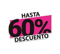 Oedim Vinilos para Escaparates Decoración Rebajas | Descuento del 60% | 50x35cm | Vinilo Adhesivo | Decora tu escaparate | Pegatinas Adhesivas Escaparate | Vinilos para Negocios