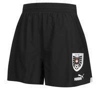 Öfb Austria Puma Mujer Fútbol Entrenamiento Auténtico Short Negro Nuevo