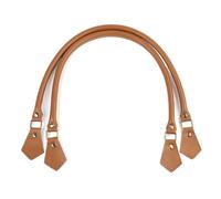 OEFNOCLKG Compatible con 2 uds., 40cm, 50cm, 60cm, Cuero de Vaca, Color Negro, Tostado, Bolsa de café, asa, Correa de Repuesto for Hombro(Tan,40cm)