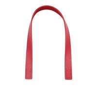 OEFNOCLKG Compatible con 2 uds. Asas de Cuero de Vaca de 50cm, Bolsos de Hombro duraderos, asa de cinturón Desmontable(Red)