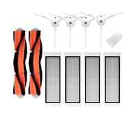 OEFNOCLKG Compatible con Xiaomi Robot Aspirador 1 / 1S SDJQR01RR SDJQR02RR SDJQR03RR E2 E3 E4 E5 S4 S4Max S5 Piezas Principales(11 Set W)