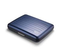 ÖGON -DESIGNS- Cartera de Aluminio, Gran Capacidad con Cierre metálico, protección RFID contra el fraude y la desmagnetización, Modelo Smart Case Oslo Large