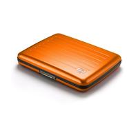 ÖGON -DESIGNS- Cartera de Aluminio, Gran Capacidad con Cierre metálico, protección RFID contra el fraude y la desmagnetización, Modelo Smart Case Oslo Large