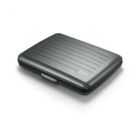 ÖGON -DESIGNS- Cartera de Aluminio, Gran Capacidad con Cierre metálico, protección RFID contra el fraude y la desmagnetización, Modelo Smart Case Oslo Large