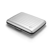 ÖGON -DESIGNS- Cartera de Aluminio, Gran Capacidad con Cierre metálico, protección RFID contra el fraude y la desmagnetización, Modelo Smart Case Oslo Large