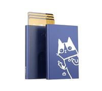 ÖGON - Designs- Portatarjetas Automático de Aluminio, Protección RFID, Cartera Original, Fino y Minimalista para Hombre y Mujer, Capacidad 1 a 6 Tarjetas, Modelo Slider