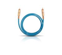 Oehlbach 10702 - Cable cinch para conector RCA, azul
