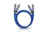OEHLBACH BEAT! Stereo-Set - cables de audio (5m, 2 x RCA, Macho/Macho) Azul